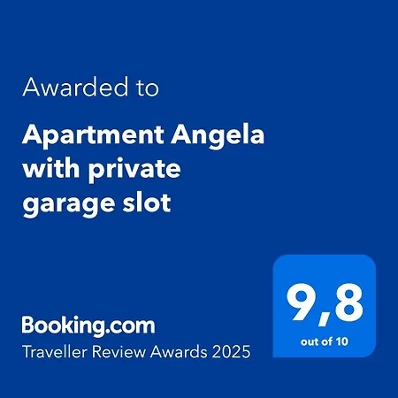 Appartement Angela With Private Garage Slot